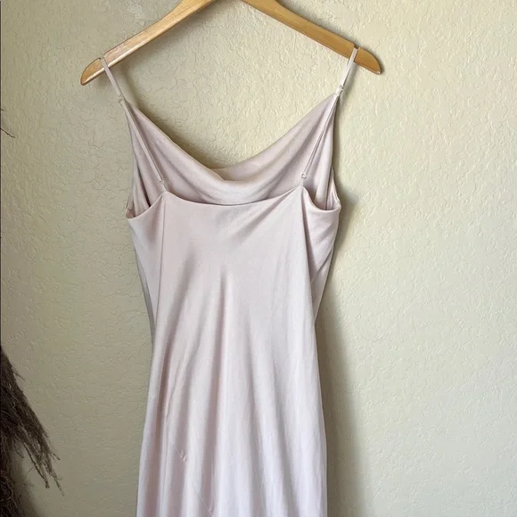 Shona joy ivory  satin luxe bias cowl neck maxi slip dress - Picture 10 of 16